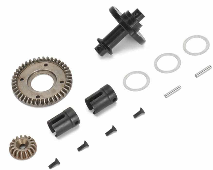 Louise RC NBA323 Solid Axle (42T/17T Metal) for T410 Drift