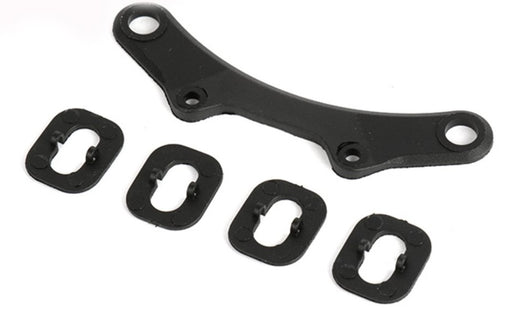 Louise RC NBA337 Bumper Plate & Body Post Spacer (Plastic) for T410 Drift and Rally