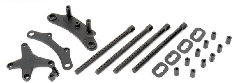 Louise RC NHA410 Front Bumper Holder Set for T410 Drift and Rally