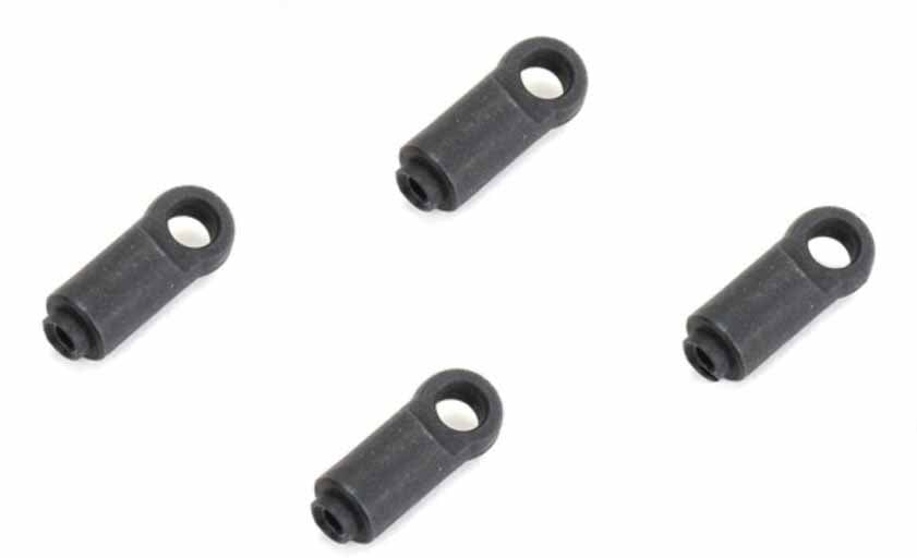 Louise RC NHA516 19.5mm Rear Shock Ball End for T410 Rally (4 Pack)