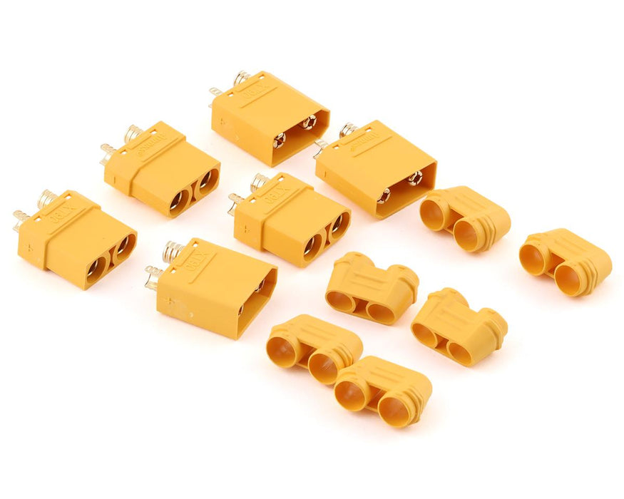 Maclan Racing 4115 Yellow XT90 Connectors 3 Male and 3 Female