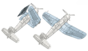 Magic Factory 5003 1/48 Vought F4U-1A Corsair Fighter Model Aircraft Kit