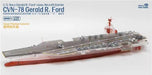 Magic Factory 6502 1/700 USS Gerald R. Ford CVN-78 Clear Edition with Pre-Painted Deck Model Kit