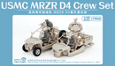 Magic Factory 7502 1/35 USMC MRZR D4 Crew Set Figures Model Kit