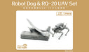 Magic Factory 7503 1/35 Armed Robot Dog & RQ-20 UAV Set 3D Printed Model Kit