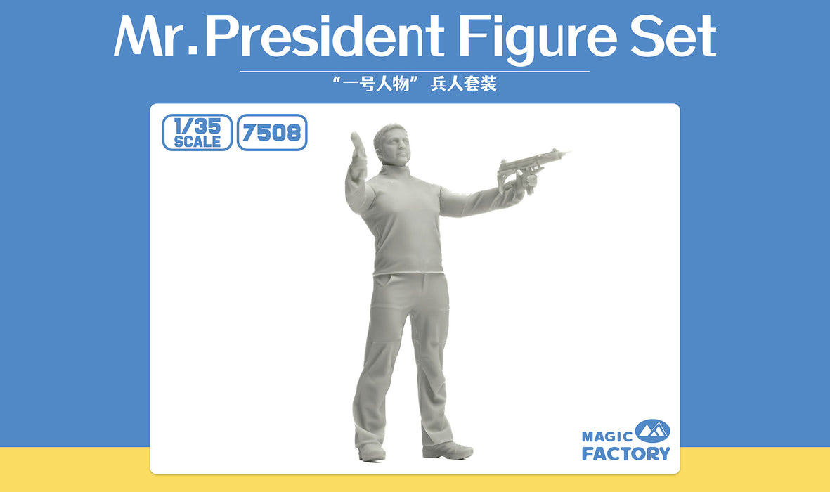 Magic Factory 7508 1/35 Mr. President Figure Model Kit