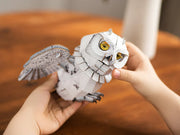 Make Bug B0009 Snowy Owl 3D Kraft Paper Puzzle