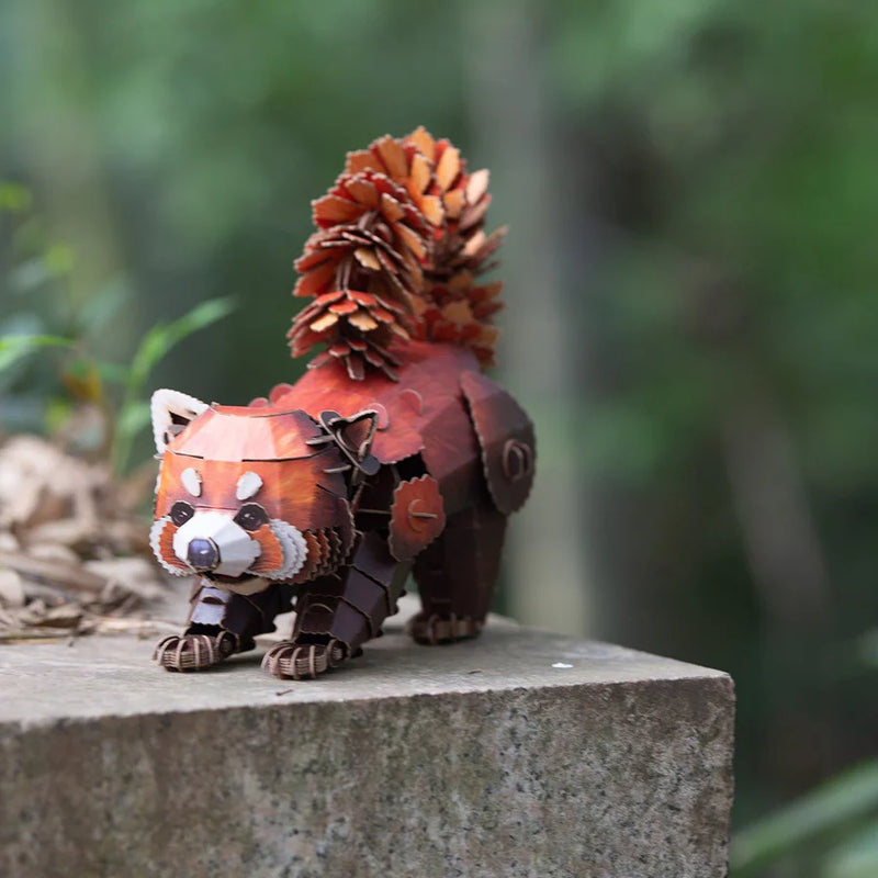Make Bug B0013 Red Panda 3D Kraft Paper Puzzle