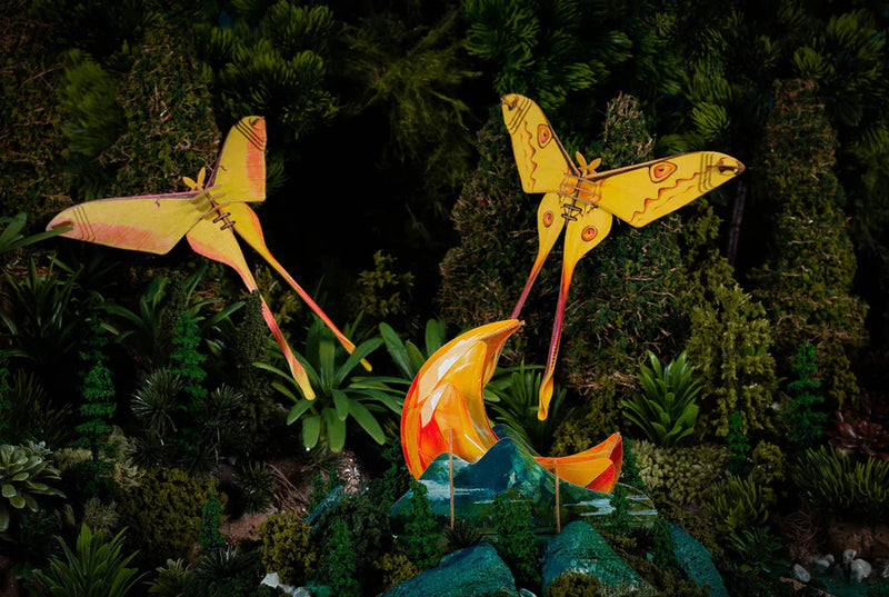 Make Bug C0001 Actias Moth 3D Puzzle Bring Nature Home