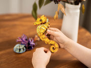 Make Bug C0005 Seahorse 3D Kraft Paper Puzzle