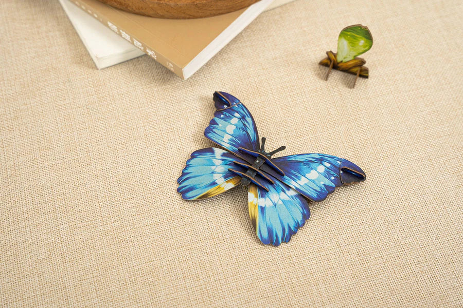 Make Bug C0007 Helena Morpho Butterfly 3D Puzzle Bring Nature Home