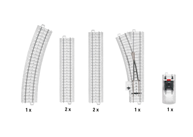 Märklin Start Up 20124 HO Scale Add-On Track for Christmas Train Set