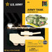 MasterPieces 21524 US Army: Tank Wood Kit with Paint & Brush