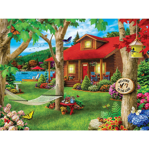 MasterPieces 31574 Lazy Days: Lakeside Retreat 750 Piece Puzzle