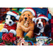 Maste Pieces 31709 Sparkle Shine: Christmas Santa Paws Puppies 500 Piece Puzzle
