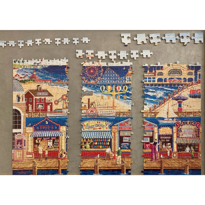 MasterPieces 31825 Family Time: Ocean Park (Shore Boardwalk) 400 Piece Puzzle