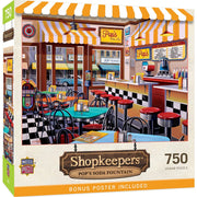 MasterPieces 31829 Shopkeepers: Pop's Soda Fountain 750 Piece Puzzle