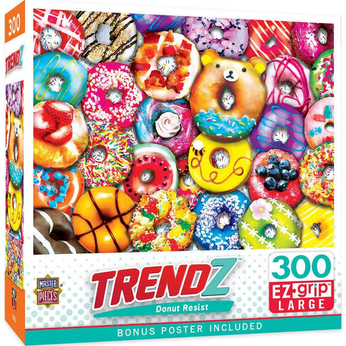 MasterPieces 31845 Trendz: Donut Resist Collage EzGrip 300 Piece Puzzle
