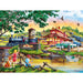 MasterPieces 31932 Country Escapes: Apple Express Train Station by Lake 550 Piece Puzzle