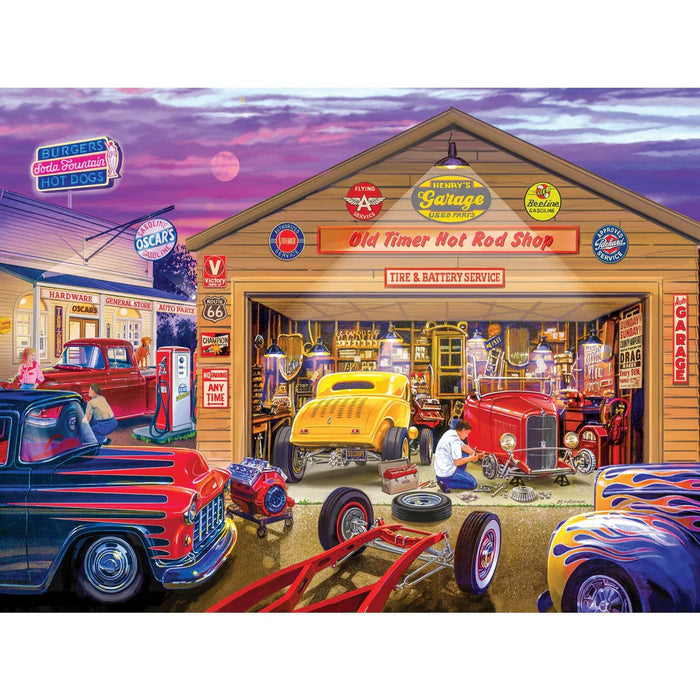 MasterPieces 32000 Wheels: Old Timer's Hot Rods 750 Piece Puzzle