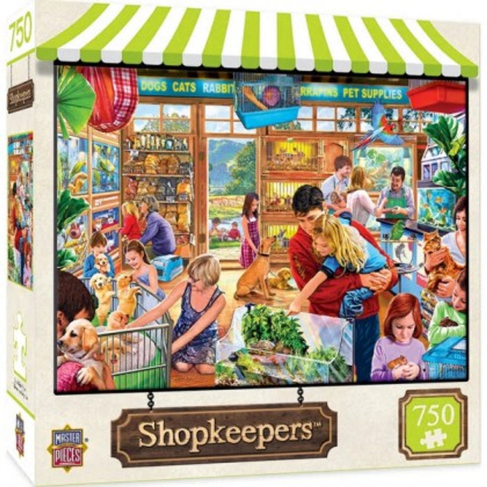 MasterPieces 32010 Shopkeepers: Lucy's First Pet Store 750 Piece Puzzle
