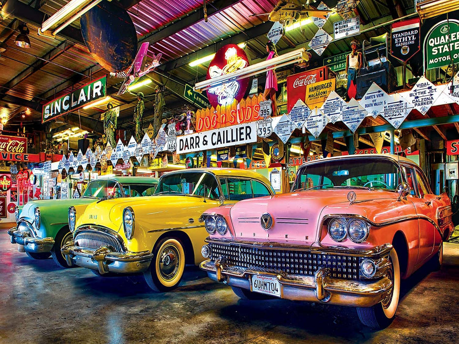 MasterPieces 32080 Wheels: Three Beauties Classic Cars 750 Piece Puzzle