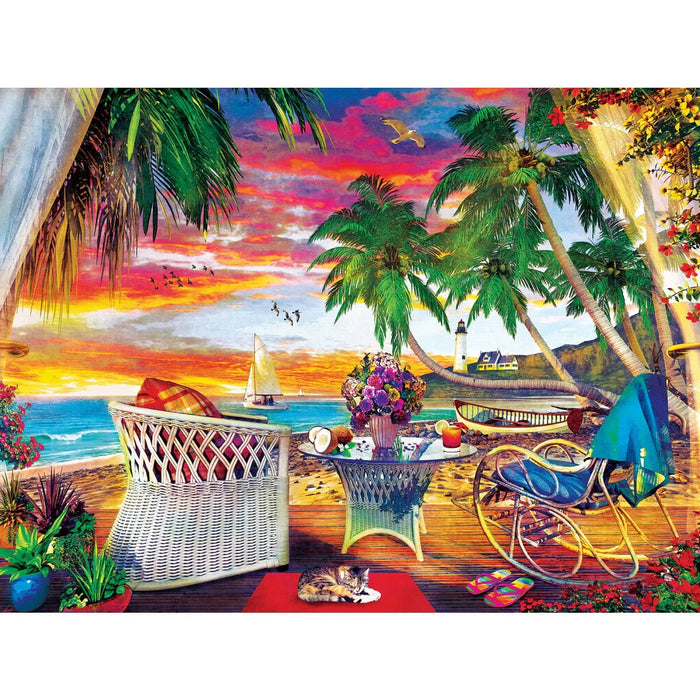 MasterPieces 32118 Paradise Beach: Paradise Breeze 550 Piece Puzzle