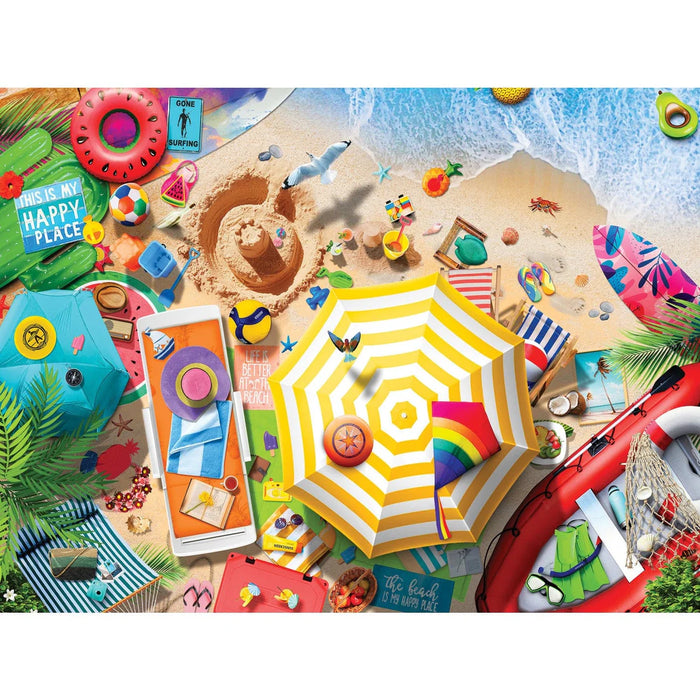 MasterPieces 32144 Greetings From: The Beach Puzzle 550 Piece Puzzle
