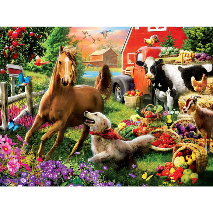 MasterPieces 32283 Green Acres: Best Friends (Horse & Dog/Farm Scene) EzGrip 300 Piece Puzzle