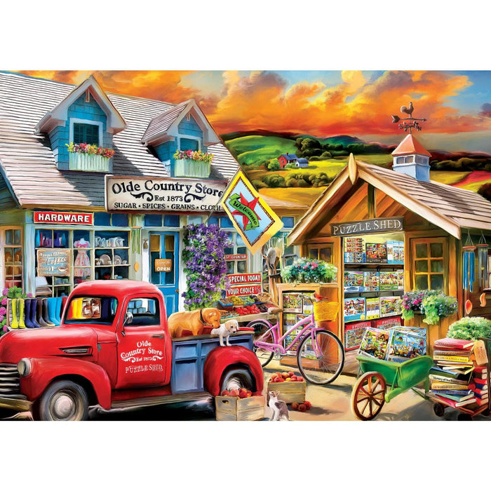 MasterPieces 32403 Country Escapes: The Puzzle Shed (Olde Country Store) 500 Piece Puzzle