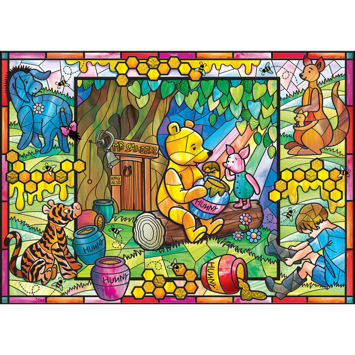 MasterPieces 32537 Stained Glass Classics: Winnie the Pooh 500 Piece Puzzle