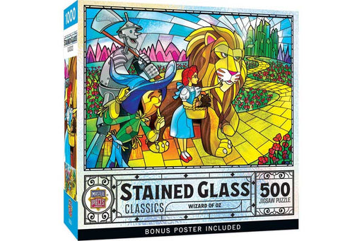 MasterPieces 32539 Stained Glass Classics: Wizard of Oz 500 Piece Puzzle