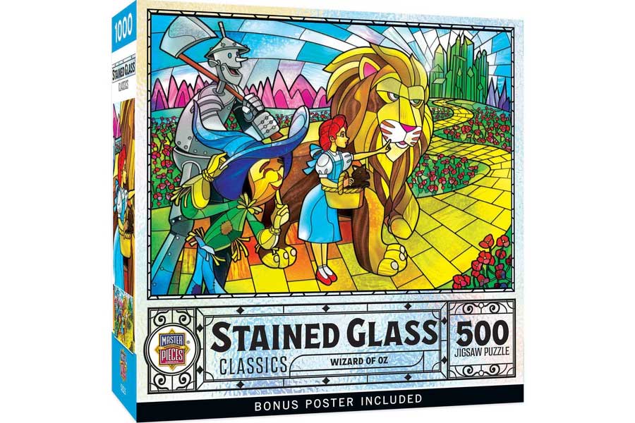 MasterPieces 32539 Stained Glass Classics: Wizard of Oz 500 Piece Puzzle