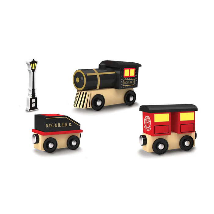 MasterPieces 42016 Lionel Original Steam Engine Wooden Train Cars Set (Track NOT Included)