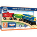 MasterPieces 42018 Lionel Santa Fe Cargo Wooden Train Cars Set (Track NOT Included)