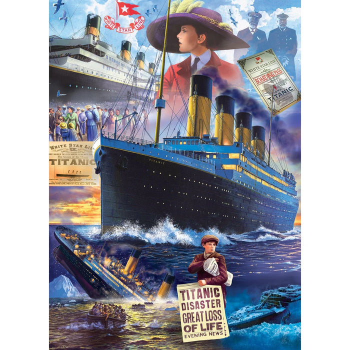 MasterPieces 60344 Titanic Collage 1000 Piece Puzzle
