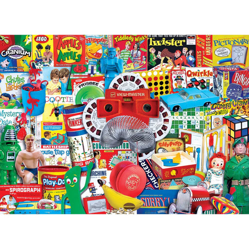 MasterPieces 71831 Flashbacks: Let the Good Times Roll Vintage Toys Collage 1000 Piece Puzzle