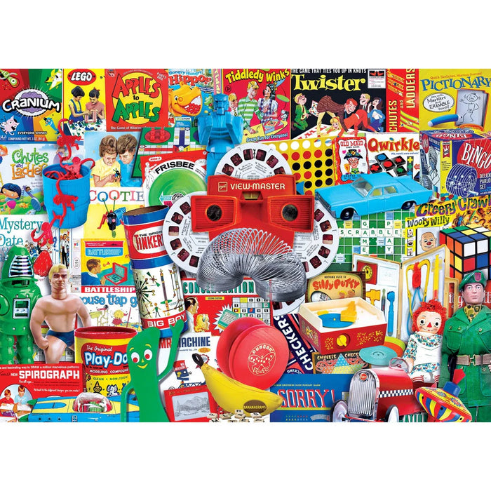 MasterPieces 71831 Flashbacks: Let the Good Times Roll Vintage Toys Collage 1000 Piece Puzzle