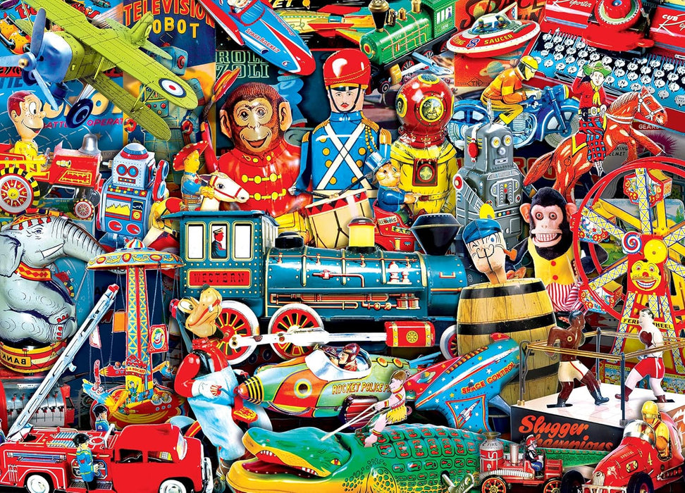 MasterPieces 71832 Flashbacks: Toyland Collage Puzzle 1000 Piece Puzzle