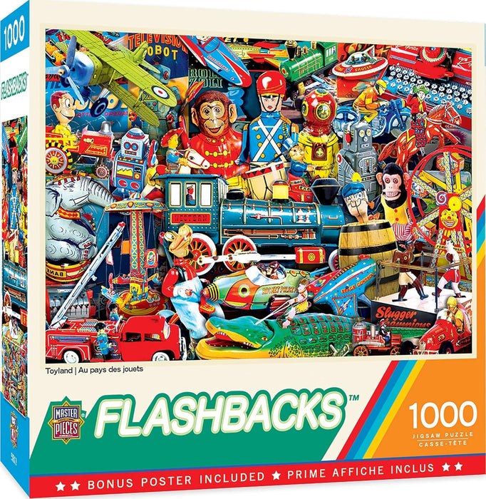 MasterPieces 71832 Flashbacks: Toyland Collage Puzzle 1000 Piece Puzzle