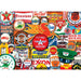MasterPieces 71834 Flashbacks: Hit the Road Jack Gas Station Signs Collage 1000 Piece Puzzle