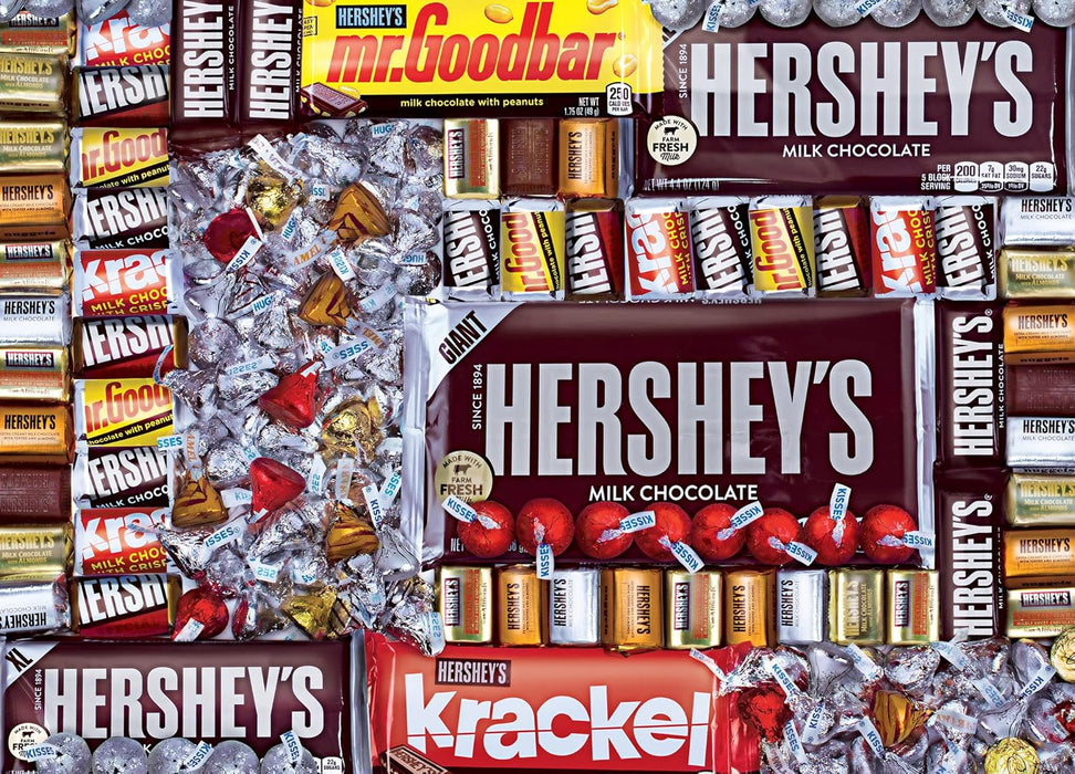 MasterPieces 71911 Hershey: Hershey's Chocolate Paradise Candy Collage 1000 Piece Puzzle