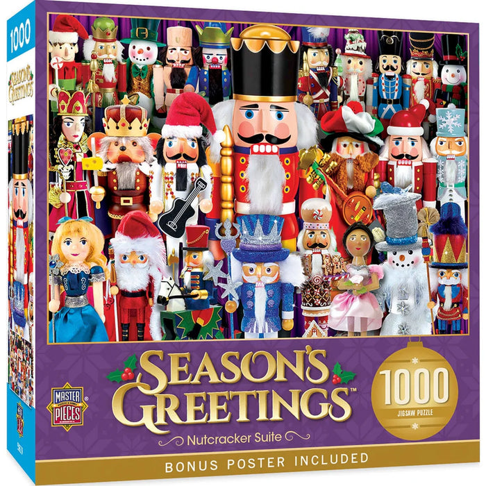 MasterPieces 71916 Season's Greeting: Christmas Nutcracker Suite Collage 1000 Piece Puzzle
