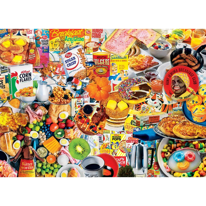MasterPieces 71949 Flashbacks: Breakfast of Champions Collage 1000 Piece Puzzle