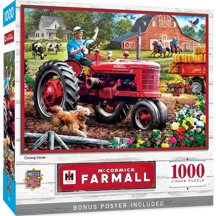 MasterPieces 72026 Farmall: Coming Home Tractor Farm Scene 1000 Piece Puzzle