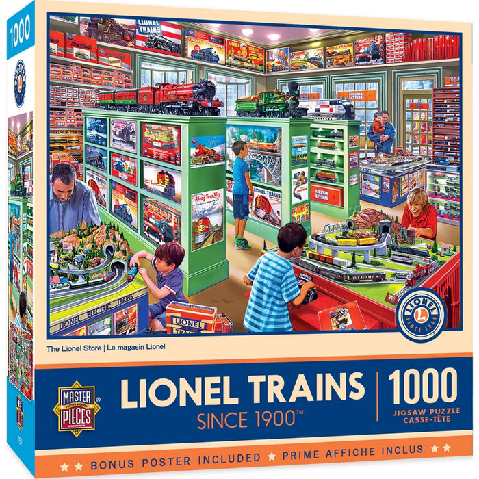 MasterPieces 72030 The Lionel Store Trains 1000 Piece Puzzle