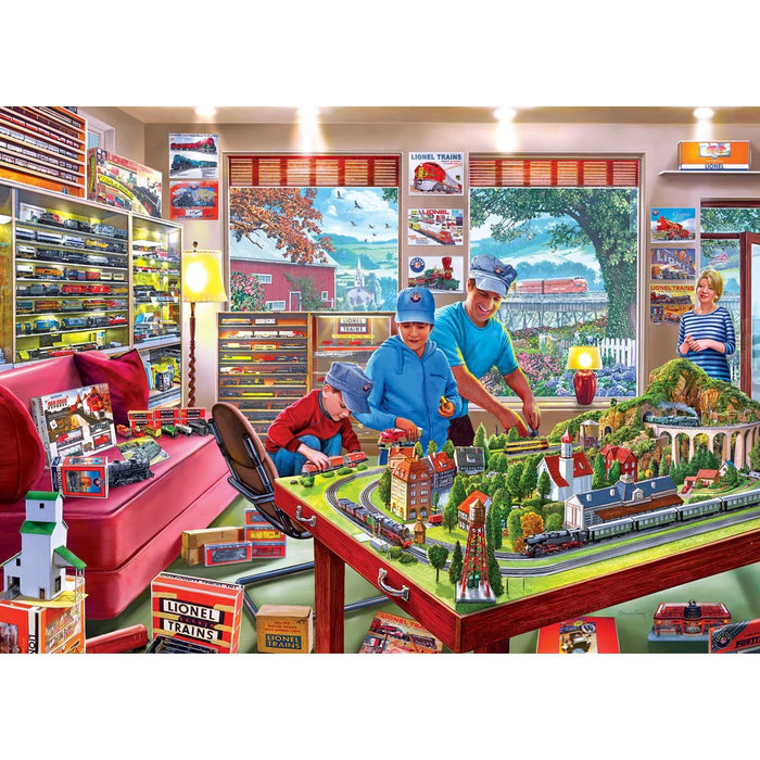 MasterPieces 72032 Lionel: The Boy's Playroom with Trains 1000 Piece Puzzle