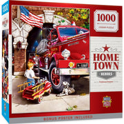 MasterPieces 72066 Hometown Heroes: Firehouse Dreams 1000 Piece Puzzle