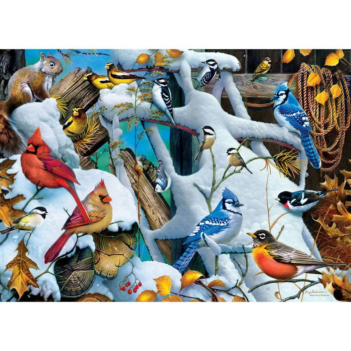 MasterPieces 72116 Audubon: Snow Birds 1000 Piece Puzzle