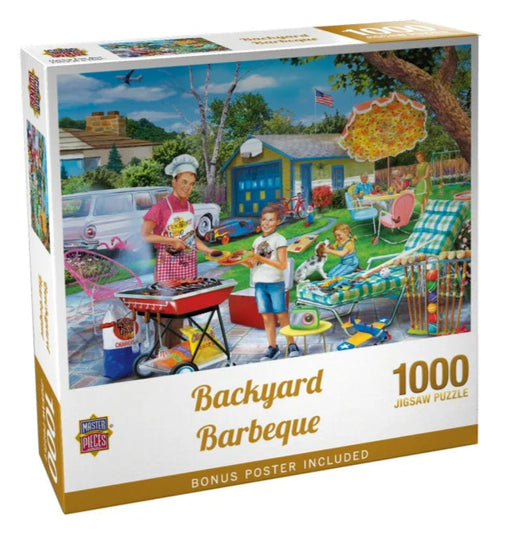MasterPieces 72128 Childhood Dreams: Backyard Barbeque Puzzle 1000 Piece Puzzle